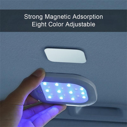Universal LED Car Dome Light – Stick-On Interior Reading Lamp (3 Colors)