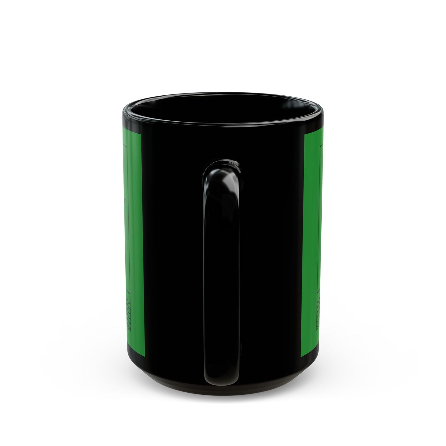 Green Full of Courage Lion Affirmation Mug