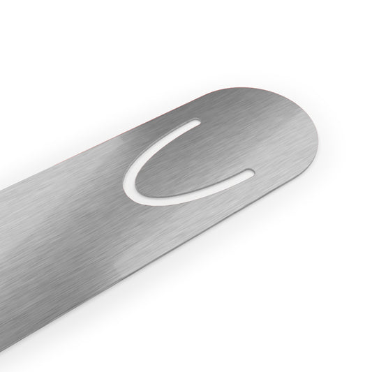 Red Aluminium Bookmark — Books Are Like Waterfalls
