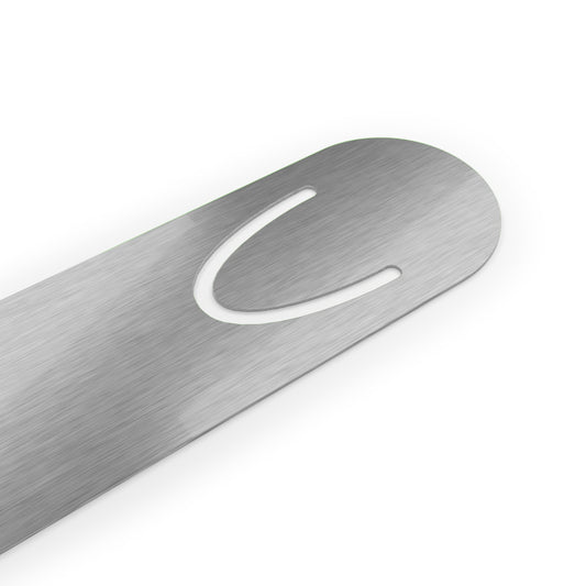 Green Aluminium Bookmark — Books Are Like Waterfalls
