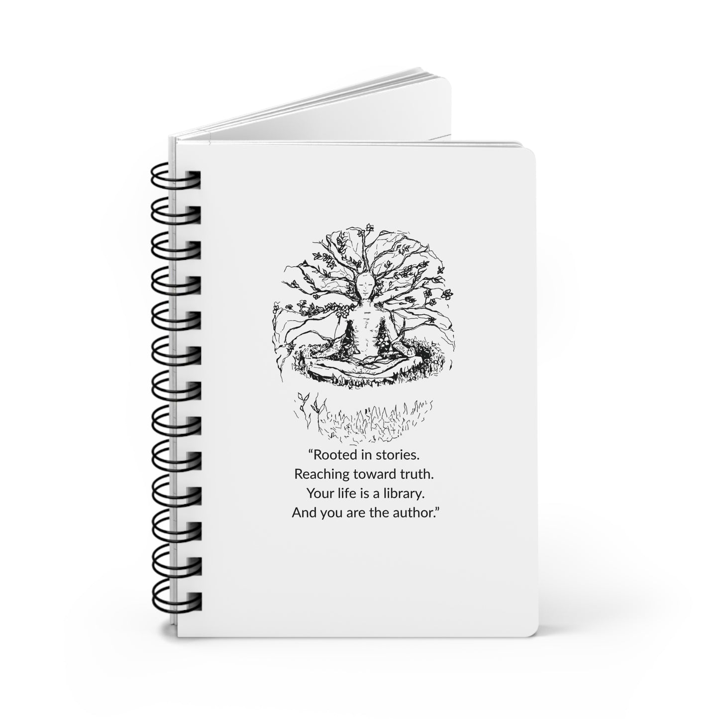 Spiral Notebook — Rooted Reflections for Writing