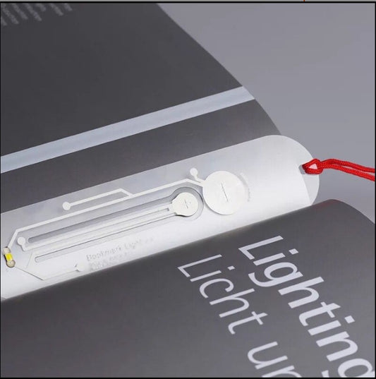 Ultra-Thin LED Bookmark Light – Foldable Portable Night Reading Lamp for Books, Wallet-Size Novelty Gift