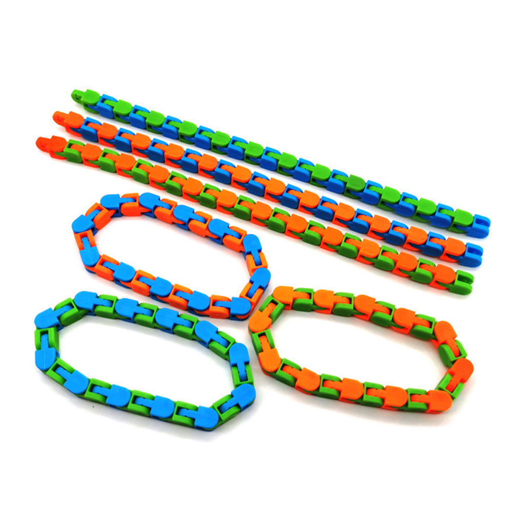 Stress Relief Fidget Chain Bracelet – Anti-Anxiety Toy for Adults & Kids
