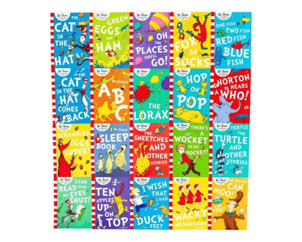 A Classic Case of Dr. Seuss 5 Book Gift Box Set Collection