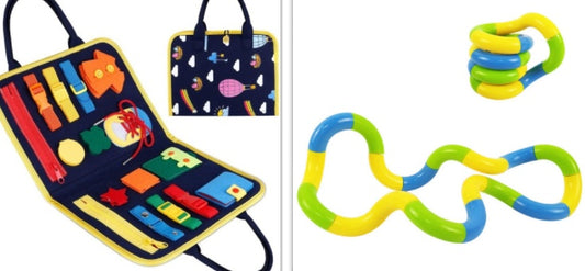 Montessori Busy Book for Toddlers – Soft Felt Sensory Learning Board