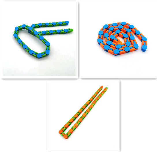 Stress Relief Fidget Chain Bracelet – Anti-Anxiety Toy for Adults & Kids