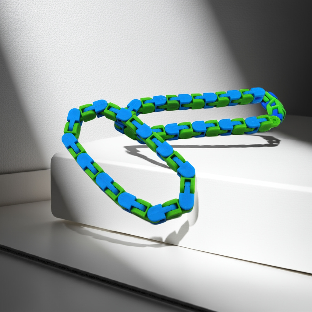 Stress Relief Fidget Chain Bracelet – Anti-Anxiety Toy for Adults & Kids