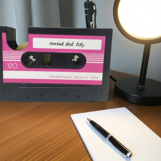 Retro Multifunctional Desktop Pen Holder & Stationery Organizer Box – Small Size