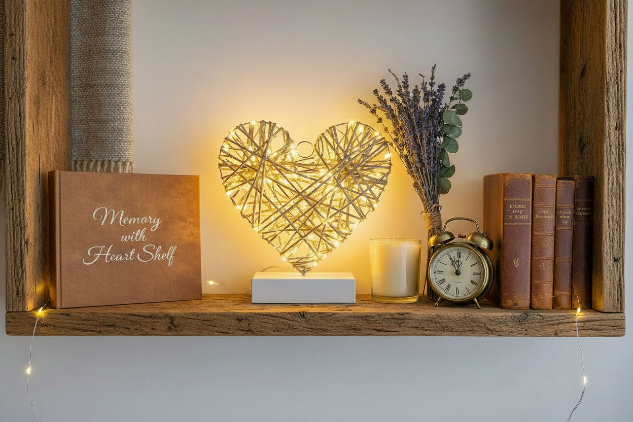 Memory with Heart Shelf