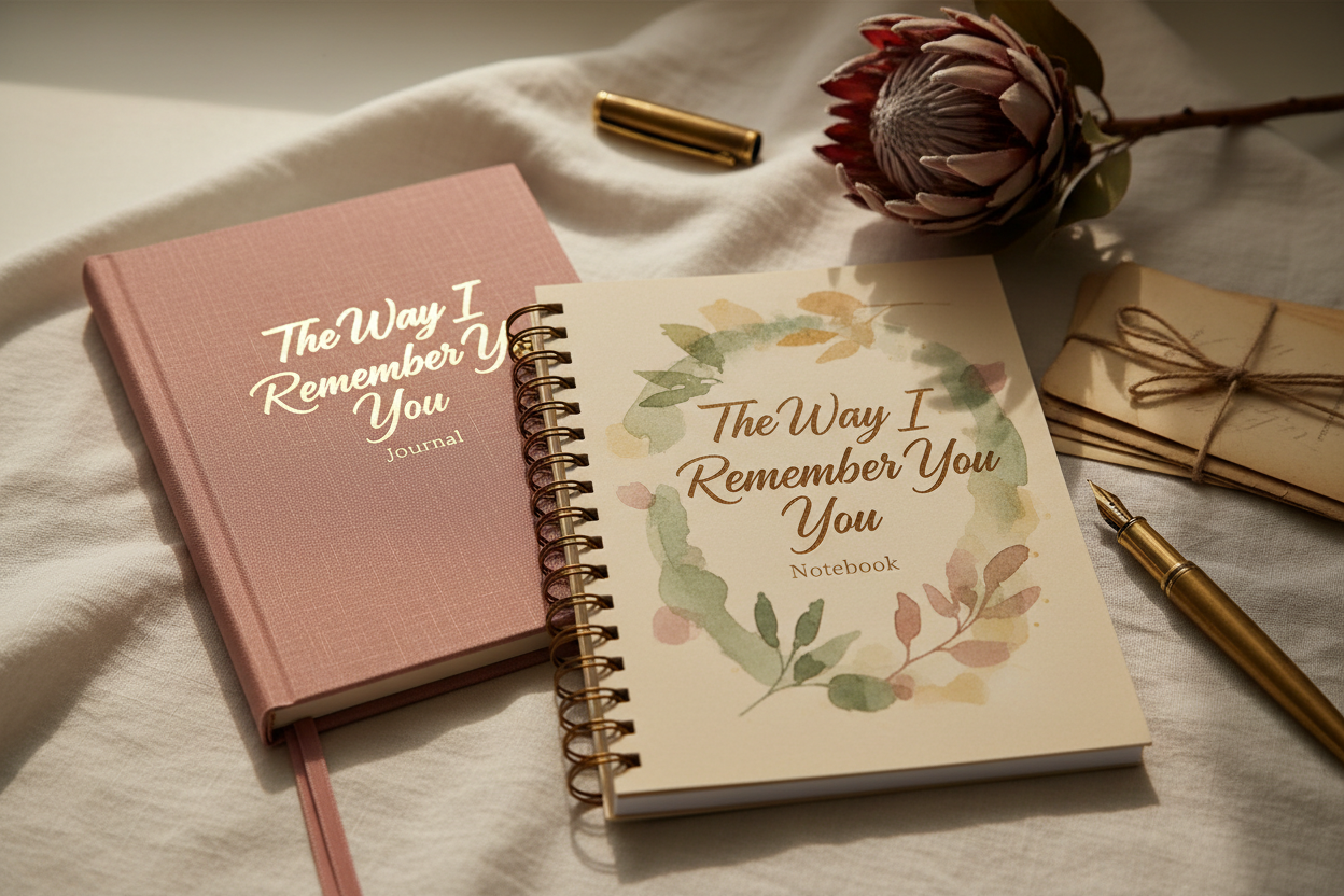The Way I Remember You - Journal Hard Cover and Notebook Spiral
