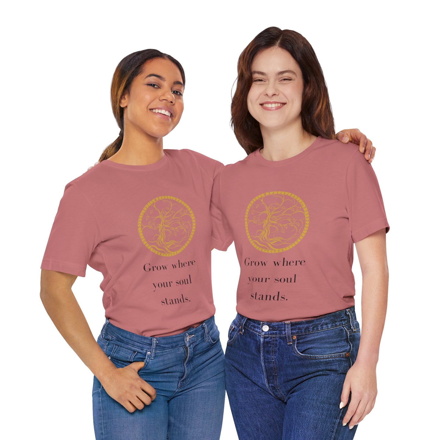 Grow Where Your Soul Stands – Jersey Short Sleeve Tee