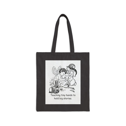 Teaching Tiny Hands to Hold Big Stories — Fairy Tale Cotton Canvas Tote Bag