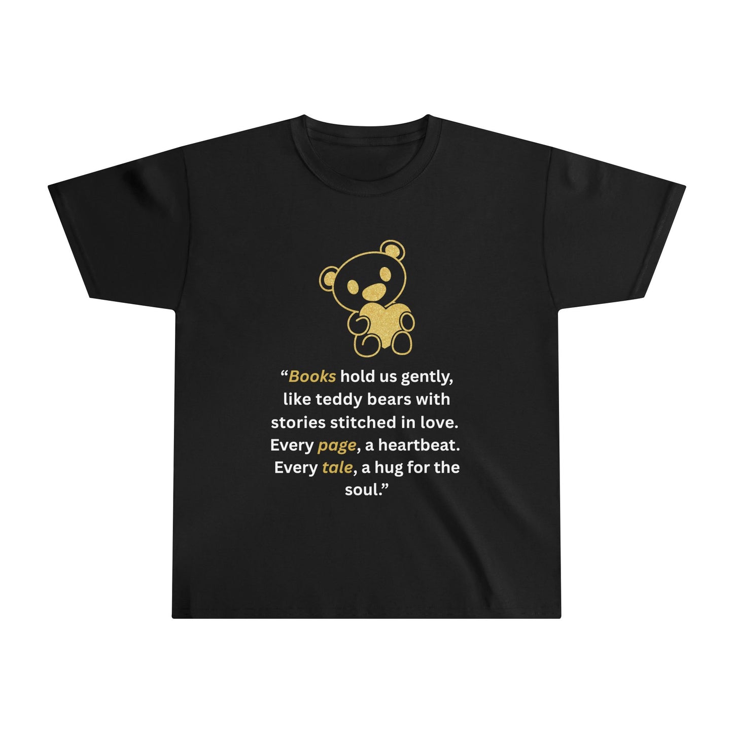 Heartfelt Teddy Bear Youth Tee – Cozy, Inspirational Shirt for Kids