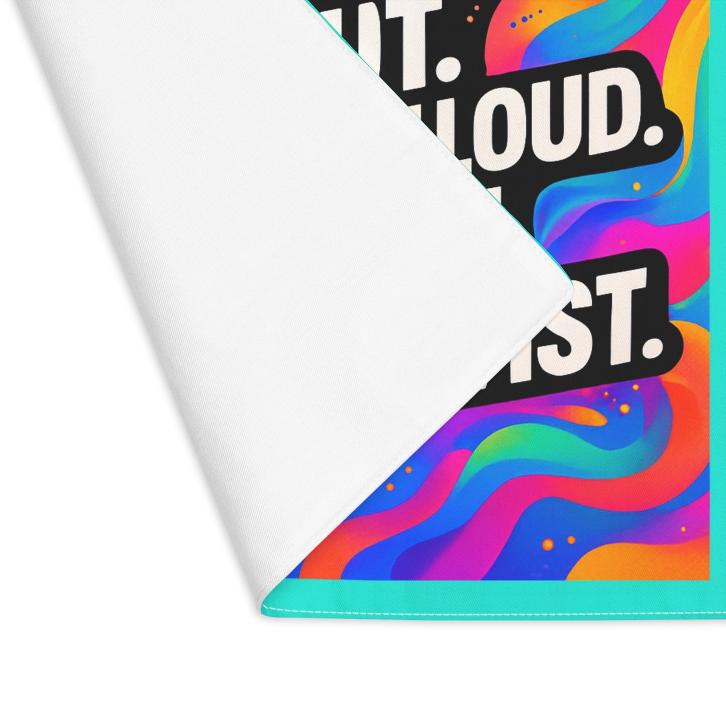Be The Plot Twist — Turquoise Placemat