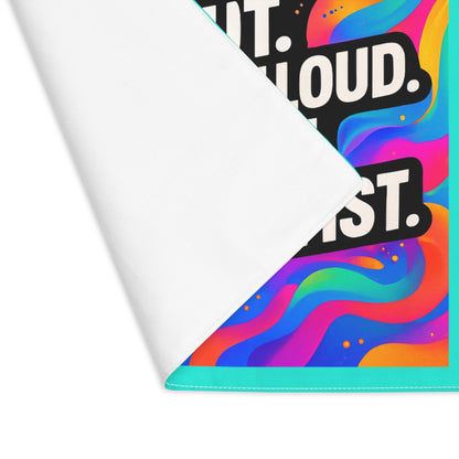 Be The Plot Twist — Turquoise Placemat