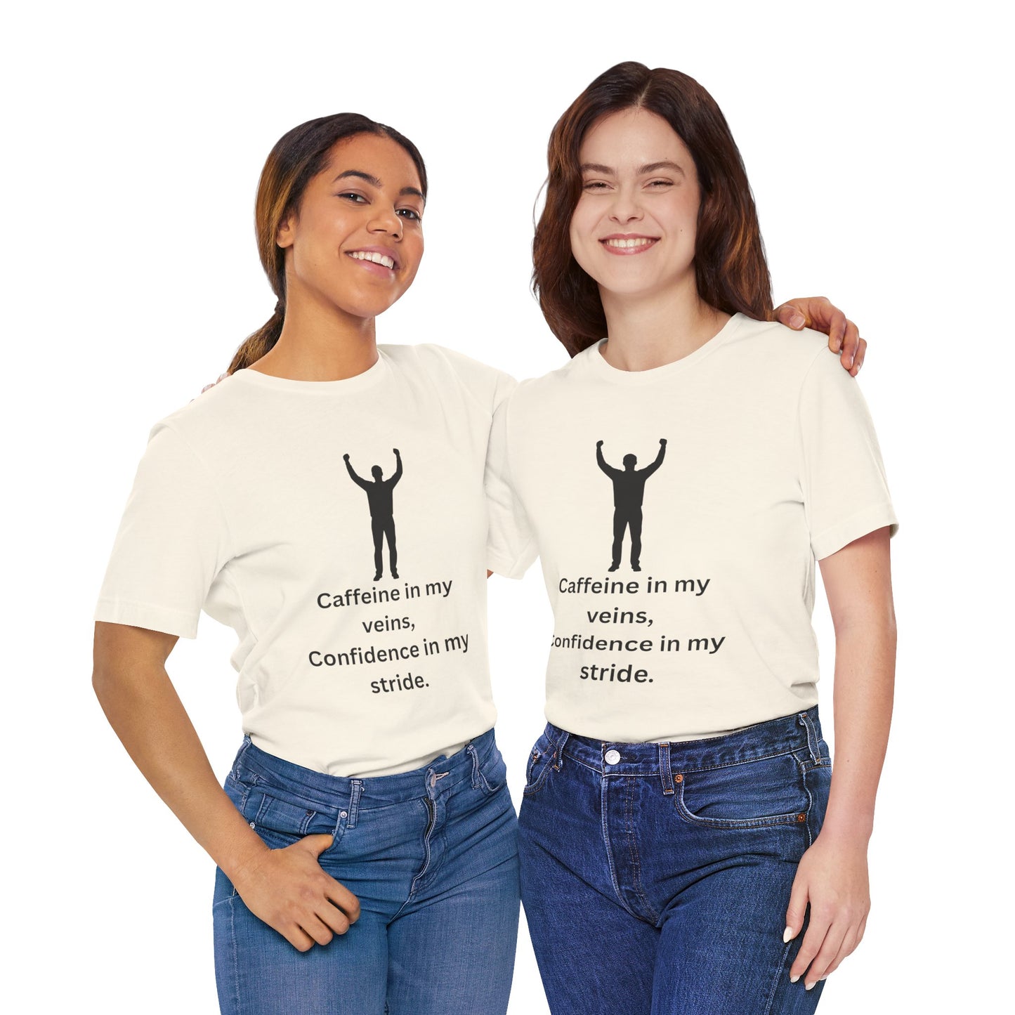 Caffeine & Confidence – Empowered Man Jersey Short Sleeve Tee