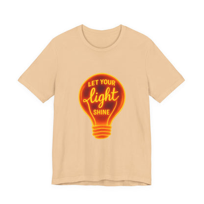 Let Your Light Shine – Jersey Short Sleeve Tee