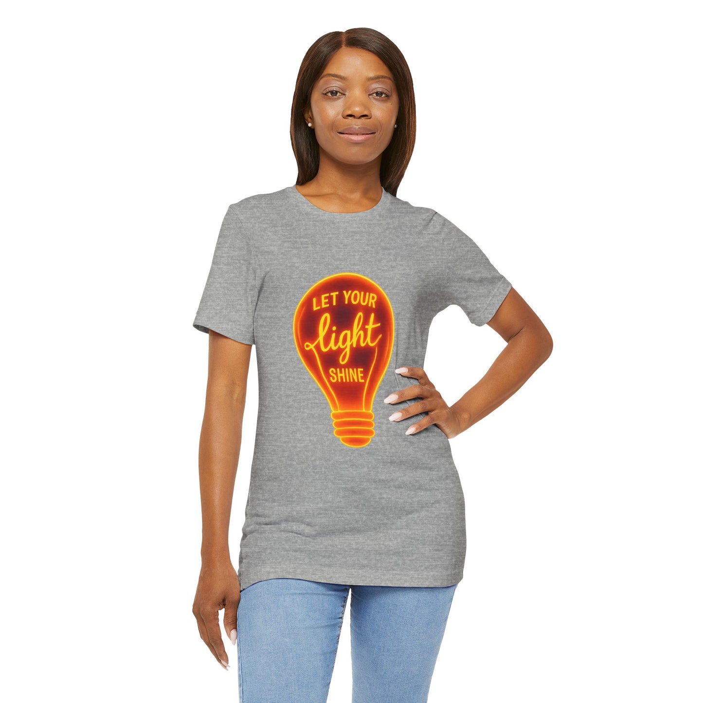 Let Your Light Shine – Jersey Short Sleeve Tee