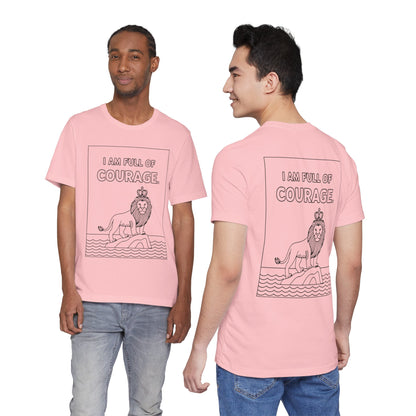 Full of Courage Lion – Affirmation Tee