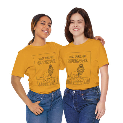 Full of Courage Lion – Affirmation Tee