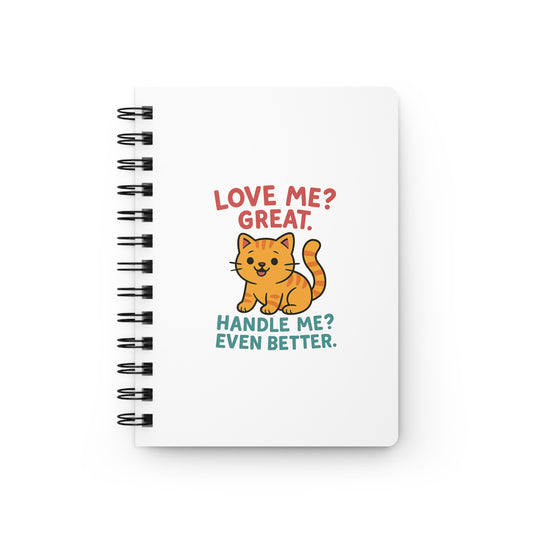 Spiral Notebook — Handle Me Gently