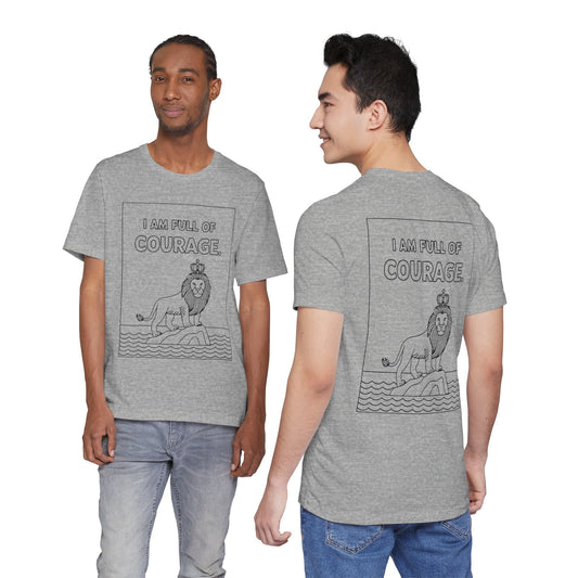 Full of Courage Lion – Affirmation Tee