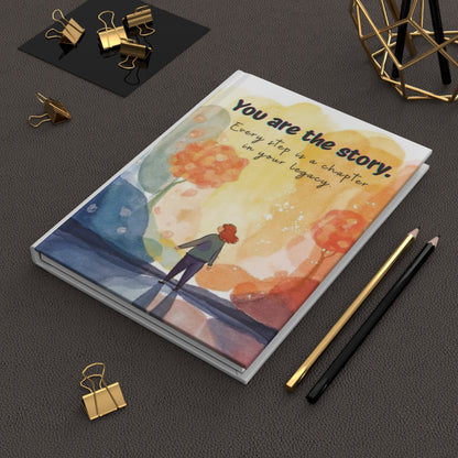 You Are the Story Hardcover Journal Inspirational Self Discovery Notebook
