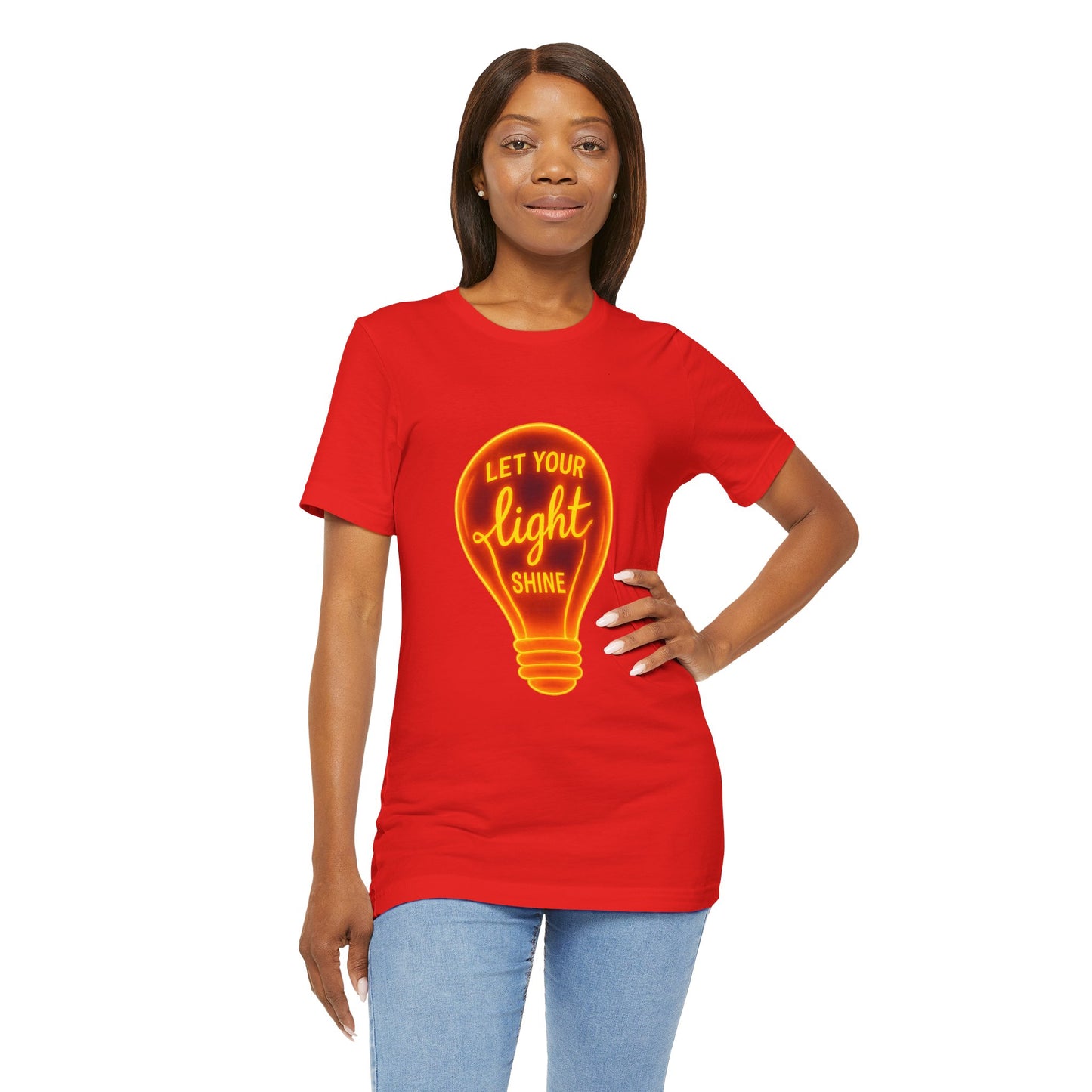 Let Your Light Shine – Jersey Short Sleeve Tee