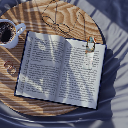 Inspirational Reading Bookmark – “I Speak My Mind With Clarity” Floral Bookmarker