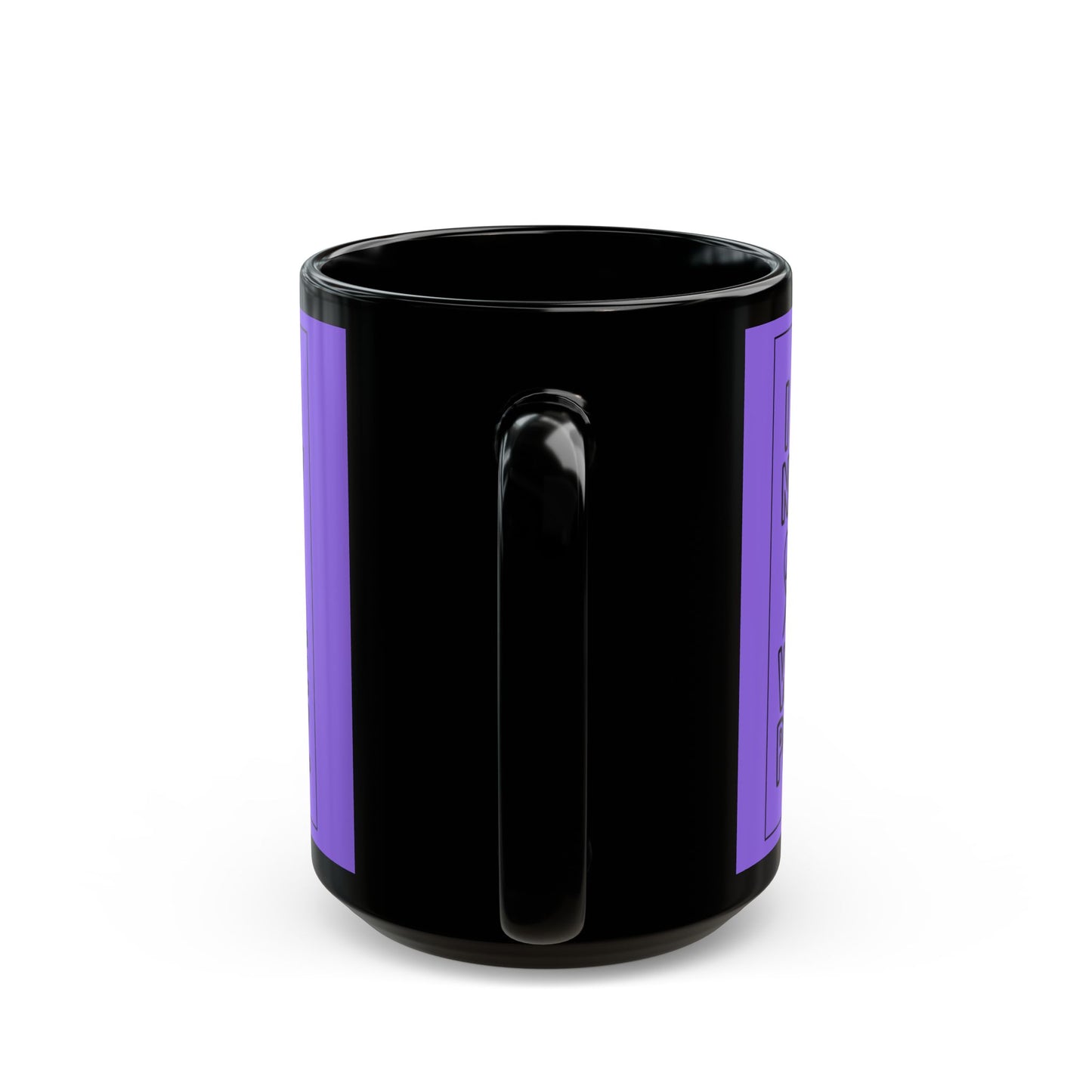 I Release Negativity and Welcome Positivity — Purple Design Ceramic Mug
