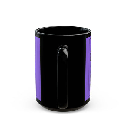 I Release Negativity and Welcome Positivity — Purple Design Ceramic Mug