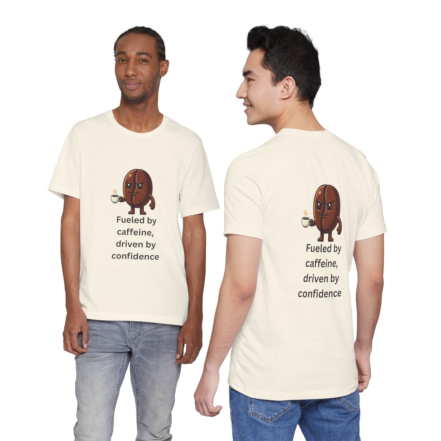 Fueled by Caffeine, Driven by Confidence – Jersey Short Sleeve Tee