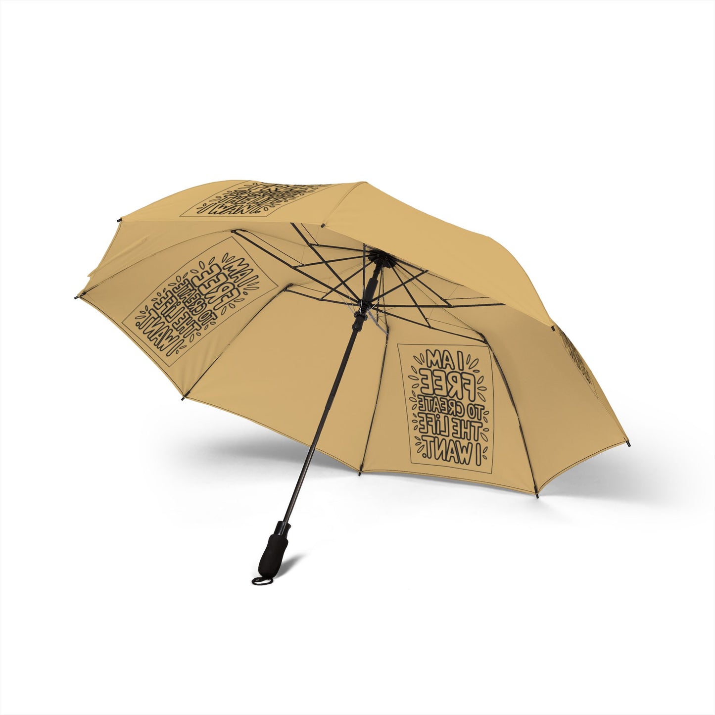 “I Am Free To Create The Life I Want” — Semi‑Automatic Foldable Umbrella
