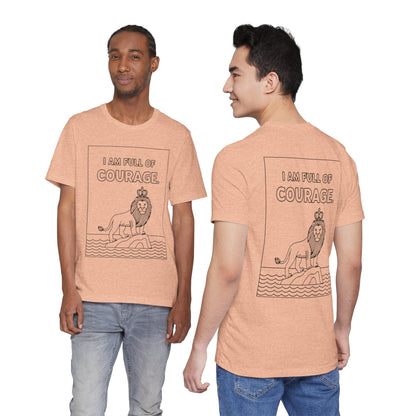 Full of Courage Lion – Affirmation Tee