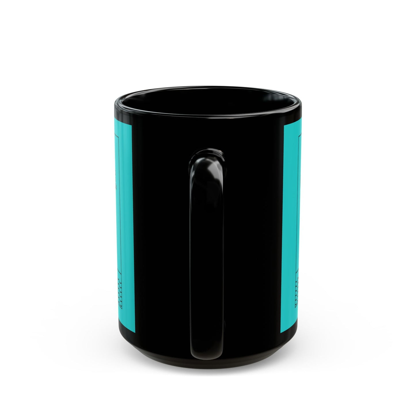 Teal  Full of Courage Lion Affirmation Mug