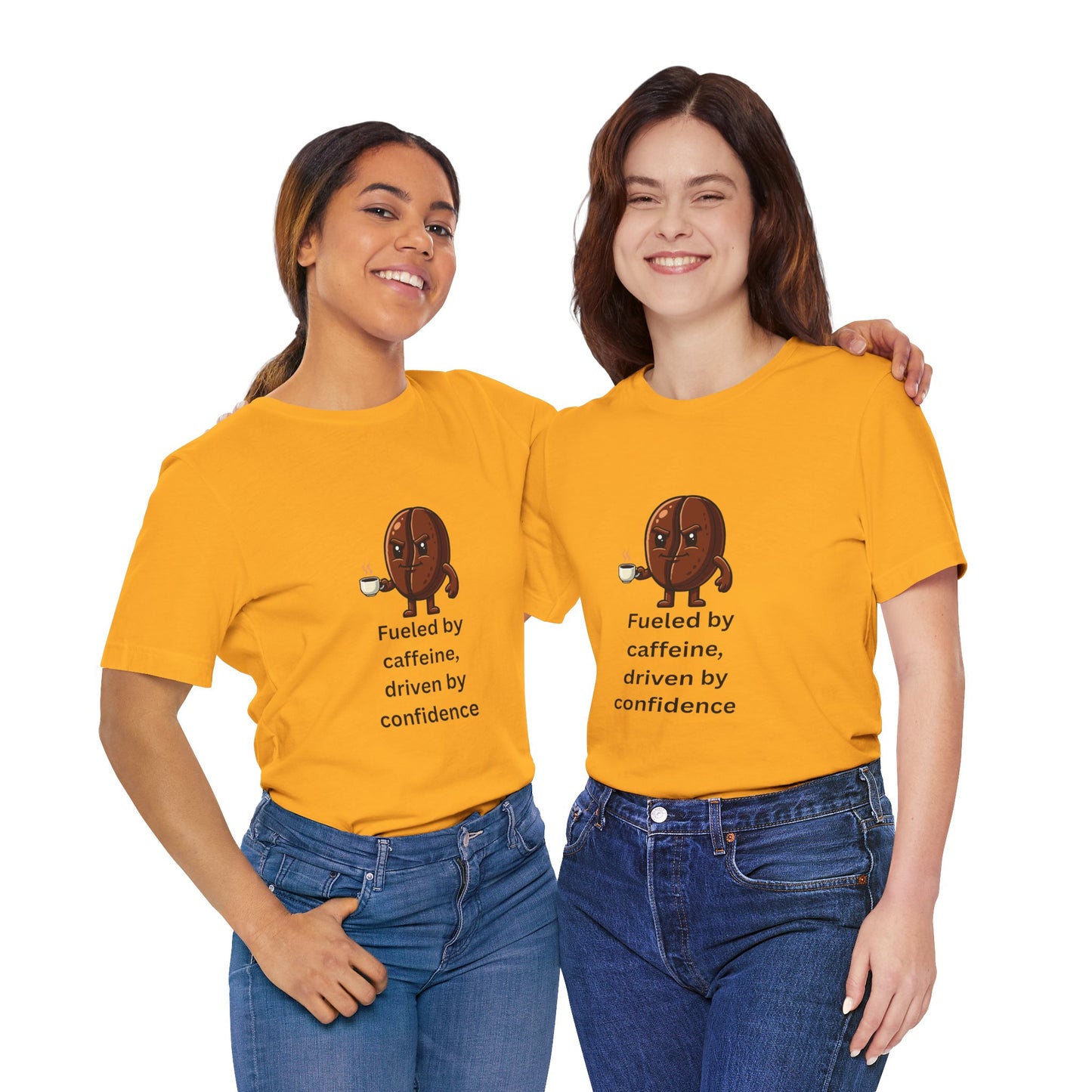 Fueled by Caffeine, Driven by Confidence – Jersey Short Sleeve Tee