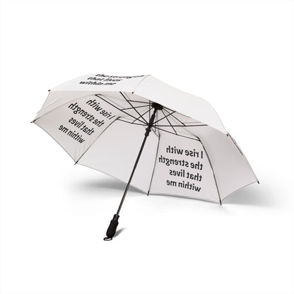 I rise with the strength that lives within me — Semi‑Automatic Foldable Umbrella