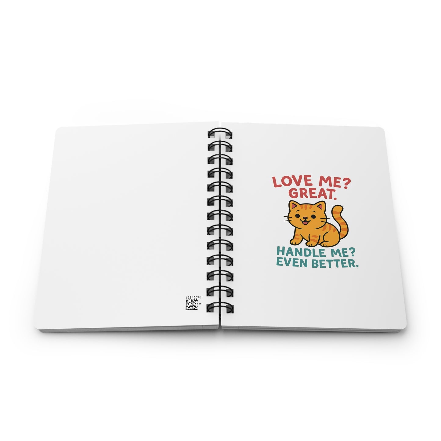 Spiral Notebook — Handle Me Gently