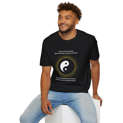 Yin Yang Inspirational T-Shirt – Unisex Tee for Balance, Mindfulness & Inner Peace