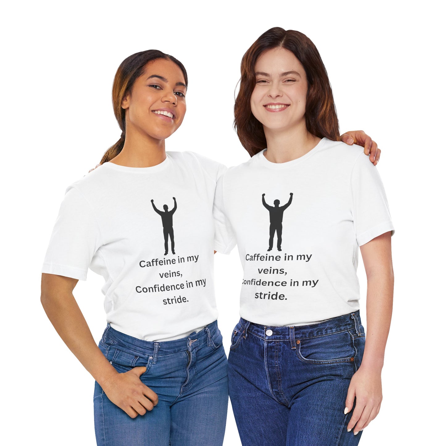 Caffeine & Confidence – Empowered Man Jersey Short Sleeve Tee