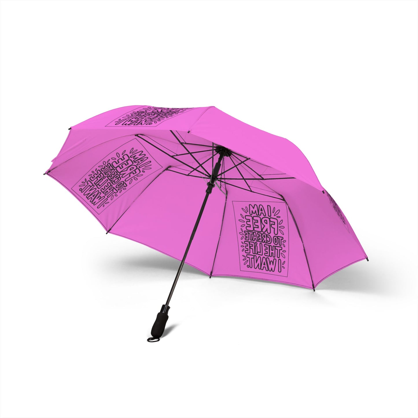 “I Am Free To Create The Life I Want” — Semi‑Automatic Foldable Umbrella