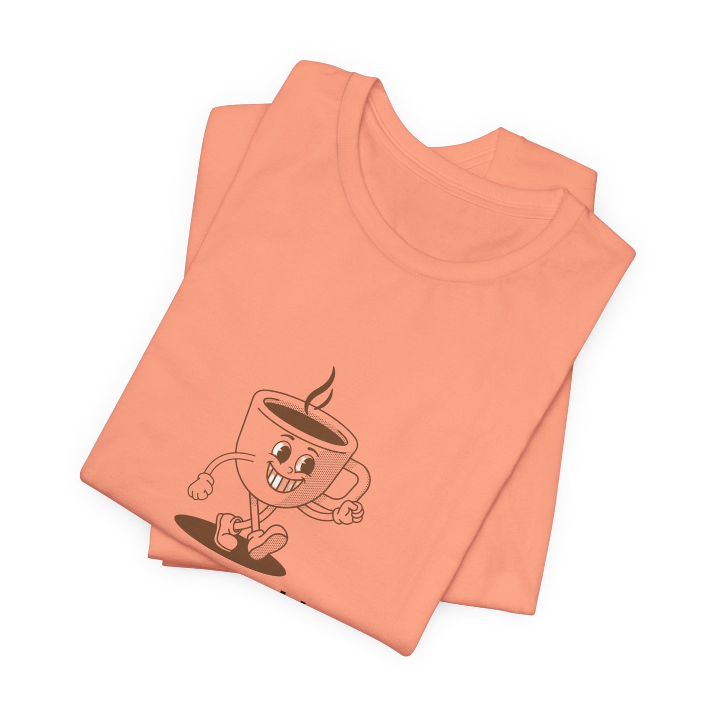 Powered by Caffeine, Guided by Confidence – Jersey Short Sleeve Tee