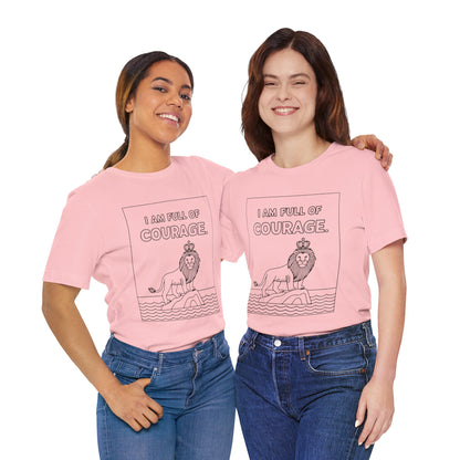 Full of Courage Lion – Affirmation Tee
