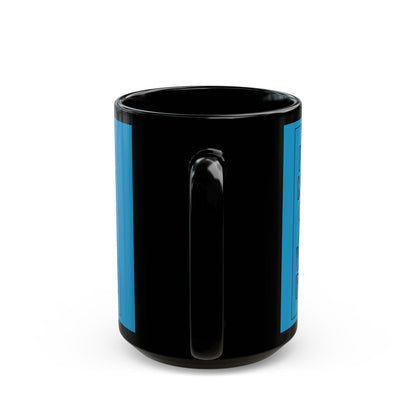 I Release Negativity and Welcome Positivity — Blue Design Ceramic Mug