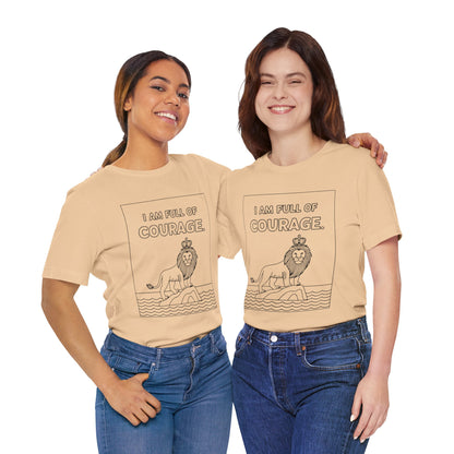 Full of Courage Lion – Affirmation Tee