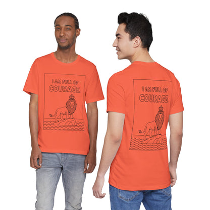 Full of Courage Lion – Affirmation Tee