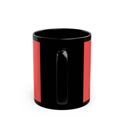 Red Full of Courage Lion Affirmation Mug