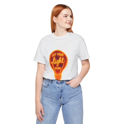 Let Your Light Shine – Jersey Short Sleeve Tee
