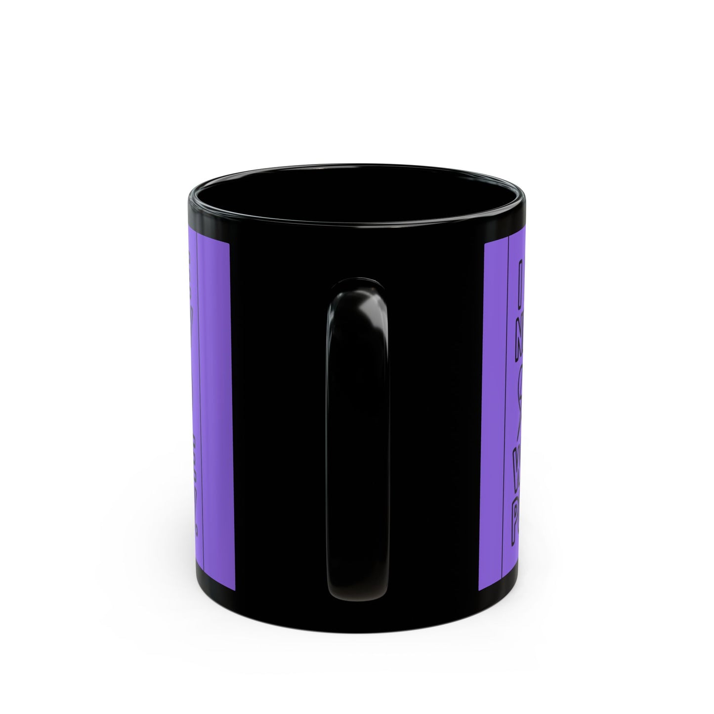 I Release Negativity and Welcome Positivity — Purple Design Ceramic Mug