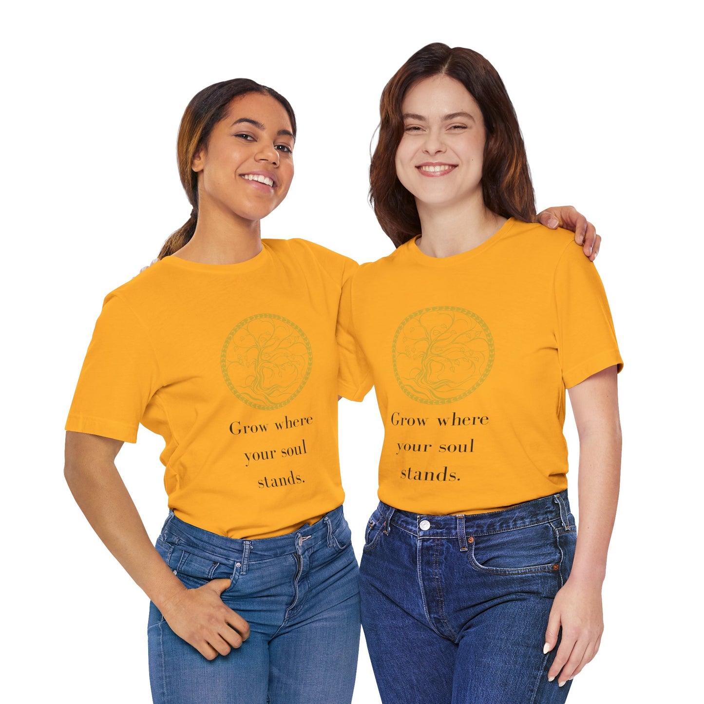 Grow Where Your Soul Stands – Jersey Short Sleeve Tee